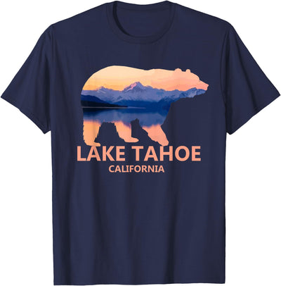 Lake Tahoe California Grizzly Bear Souvenir Gift T-Shirt