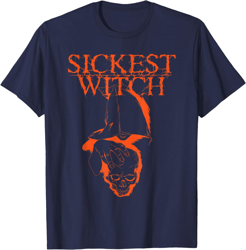 Severed Books Sickest Witch, Hayride - Classic Logo T-Shirt - Navy Blue