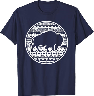 Cow American Bison Animal Lover Vintage Tribal Buffalo T-Shirt