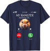 Funny Hamster Meme T-Shirt - Navy Blue