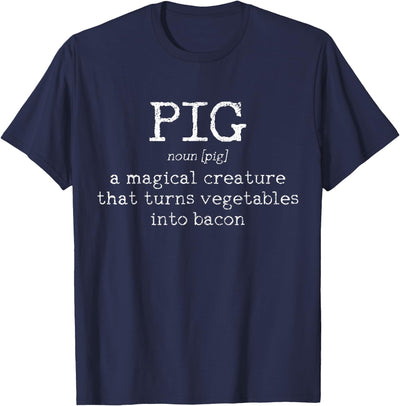 We Love Bacon Pig Definition Chef Funny Gift T-Shirt