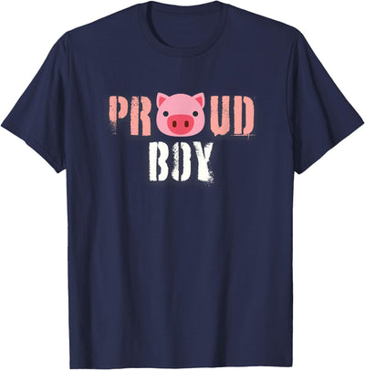Gay Daddy & Pig Boy Bear Gay Fetish LGBTQ Pride T-Shirt