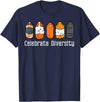 Guinea Pig Shirts For Men Women Kids Gift Guinea Pig Breeds Celebrate Diversity Cavy Men Women Kids T-Shirt - Navy Blue