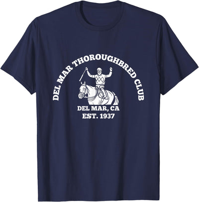 NANKANDOIT Del Mar Racetrack Horse Racing Breeders Del Mar Horse Racing California Race Track Thoroughbred Club T-Shirt