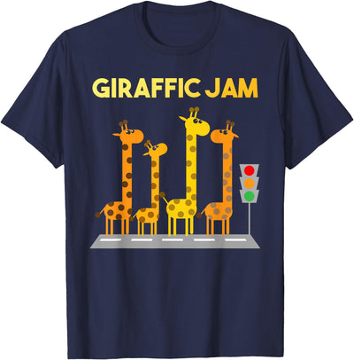 Cute Giraffe Design for Men Women Adult Safari Giraffe Lover T-Shirt