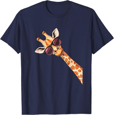 Funny Giraffe Sunglasses T-Shirt