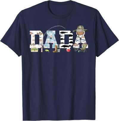 Dada 1st Birthday Fishing T-Shirt