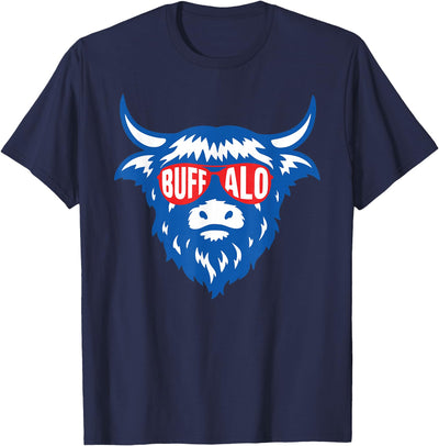 Cow Vintage Bison American Buffalo Women Boys Girls T-Shirt