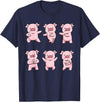 Pig Lovers Gifts Pig Gifts for Pig Lovers Women Pig Shirt Women Men Kids Pig T-Shirt - Navy Blue