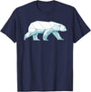 Polar Bear Gift Polar Bear Accessories & Stuff Cool Polar Bear Design For Men Women Arctic Polar Bear Lover T-Shirt - Navy Blue
