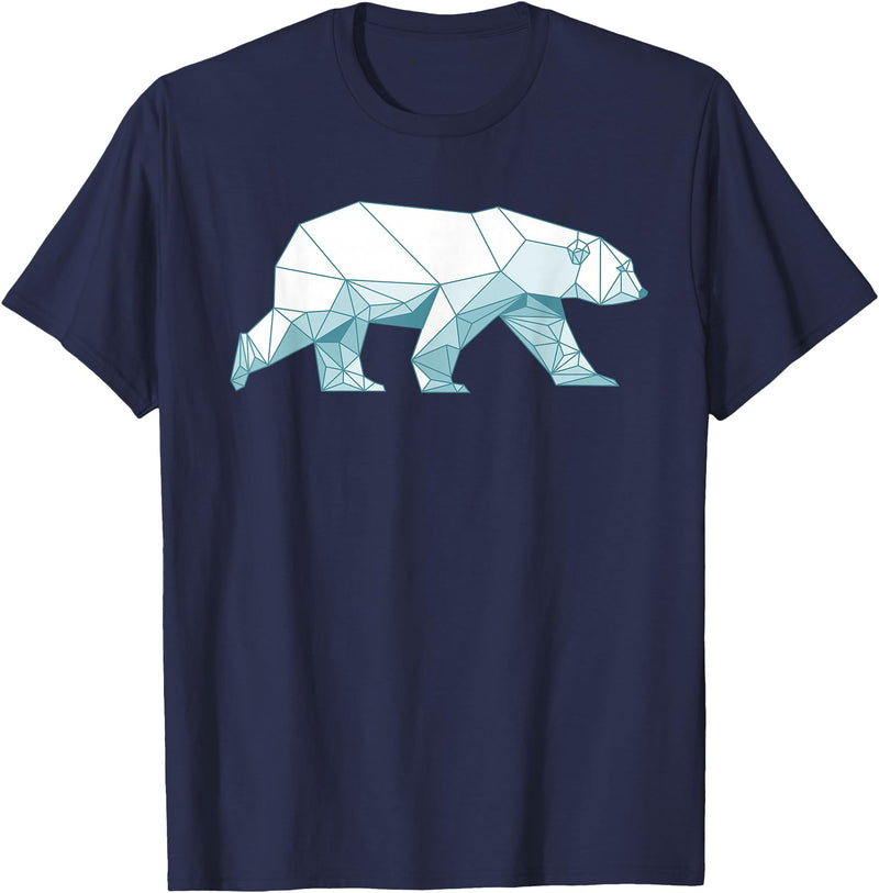 Polar Bear Gift Polar Bear Accessories & Stuff Cool Polar Bear Design For Men Women Arctic Polar Bear Lover T-Shirt - Navy Blue