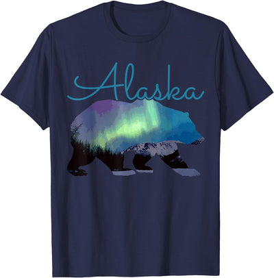 We Love Alaska Alaska Bear Grizzly Polar Alaskan Natural T-Shirt