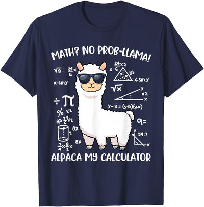 Math Llama Clothing Math Llama T-Shirt