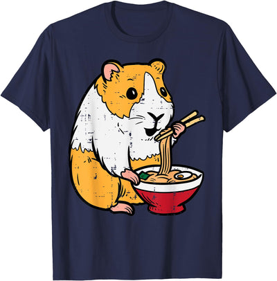 Guinea Pig Ramen Kawaii Cavy Anime Japanese Men Kids Women T-Shirt