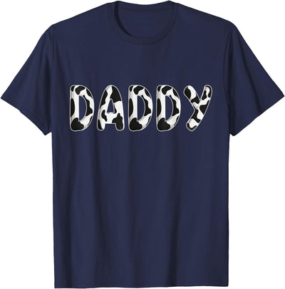 Cow Daddy Birthday Family Matching Fathers Day Boy Girl T-Shirt