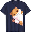 Hamster Children Girls Boys T-Shirt - Navy Blue