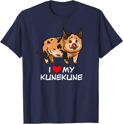 I Love My Kunekune Pig T-Shirt