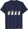 Cute Polar Bear Lovers First Day of School Costume Funny Polar Bear Back to School Teacher Student T-Shirt - Navy Blue