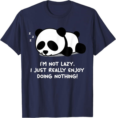 Panda Bear Lover Design for Lazy Person | Sleeping Panda T-Shirt