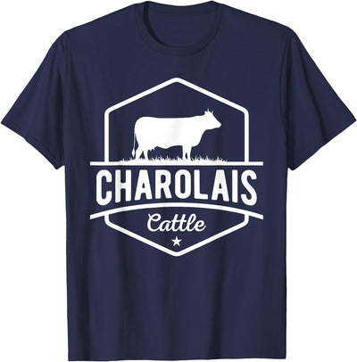 Charolais Cattle Cow Farmer T-Shirt