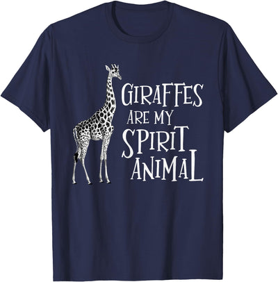 Giraffes Are My Spirit Animal - Zoo Lover Animal Wildlife T-Shirt