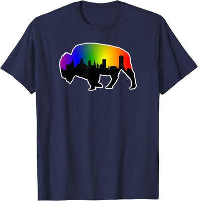 Cow Pride of Buffalo Ny Gay Pride Lgbtq T-Shirt