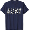 Cow Pattern Print Family Matching Birthday Shirts Cow Aunt Birthday Family Matching Mothers Day Boy Girl Farm T-Shirt - Navy