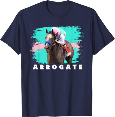 Handicapping Horse Gear Arrogate Horse, Thoroughbred, Del Mar, Santa Anita Shirt T-Shirt