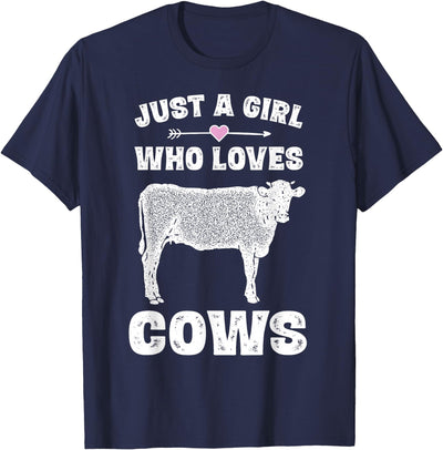 Gifts Teen Girls Cows Lover T-Shirt