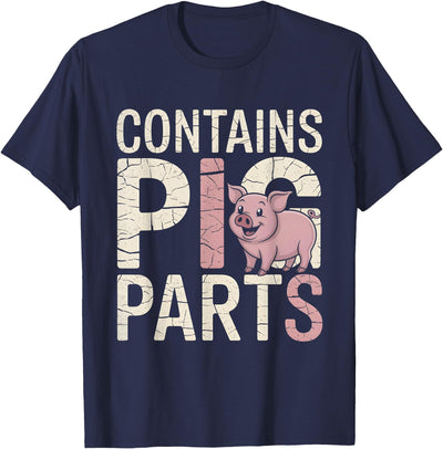 Brave Pig Valve Surgery Survivor Funny Heart Gift T-Shirt
