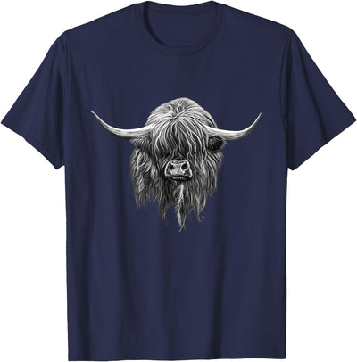 Scottish Highland Cows by Brodyquixote Hamish the Cow T-Shirt