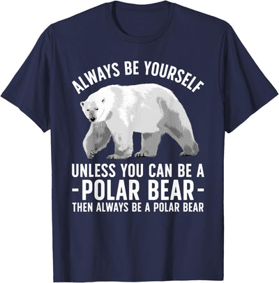 Polar Bear Gift Polar Bear Accessories & Stuff Funny Polar Bear Art For Men Women Boys Girls Sea Bear Lover T-Shirt