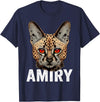 Mountain Lion Wild Serval Cat Shirts Mountain Lion Ohio Wild Cat Amiry Serval Cat T-Shirt - Navy Blue