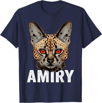 Mountain Lion Ohio Wild Cat Amiry Serval Cat T-Shirt