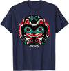 Tribal America Alaska Native American Art Tlingit Eagle Tribal Bear Clan T-Shirt - Navy Blue