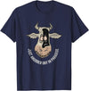Outstanding in the Field Just Anudder Day in Paradise Funny Cow Farmer Dairy T-Shirt - Navy Blue