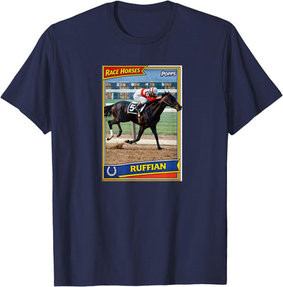 Handicapping Horse Gear Ruffian Horse, Horse Racing, Santa Anita Del Mar Race Horses T-Shirt