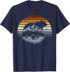 Bear Community Bear Brotherhood Gay Men Gifts Bear Pride Retro Mountain Nature Gay Bear Flag T-Shirt - Navy Blue