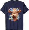 Western Shirts for Girls Men, Highland Cow Gifts Cow, Scottish Highland Cow, Western Wear, Highland Cow T-Shirt, Small,