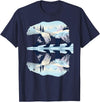 Polar Wildlife Fan Lover Nature Polar Bear Arctic Wildlife Nature Lover Animal Art Kids T-Shirt - Navy Blue