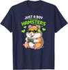 Boys Hamster T-Shirt - Navy Blue