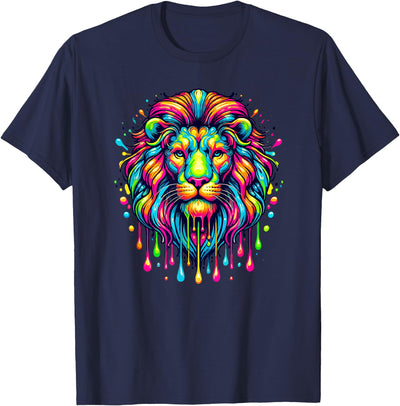 Colorful Pop Art Lion Lions T-Shirt