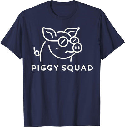 Piggy Squad Cute Pig Design for Animal Lovers T-Shirt