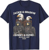 Jackie and Shadow Bald Eagle Family Tee Jackie and Shadow Sunny and Gizmo Big Bear Lake 2025 T-Shirt - Navy Blue