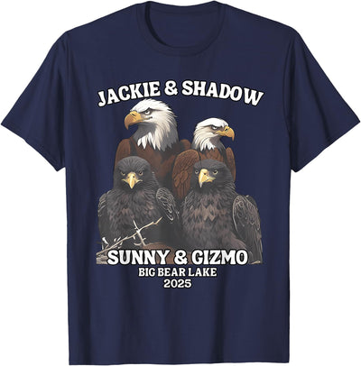 Jackie and Shadow Sunny and Gizmo Big Bear Lake 2025 T-Shirt