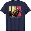 Handicapping Horse Gear Rachel Alexandra Horse, Thoroughbred, Del Mar, Santa Anita T-Shirt - Navy Blue