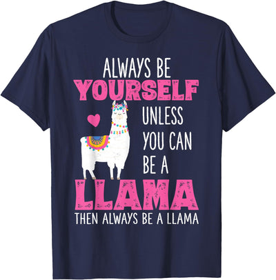 Llama Shirts by Memme Cute Funny Llama Shirt Llamas Lover Shirts Girls Women T-Shirt