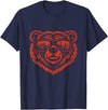 Bear Lover Merch Bear Sunglasses - Bear Lover T-Shirt - Navy Blue