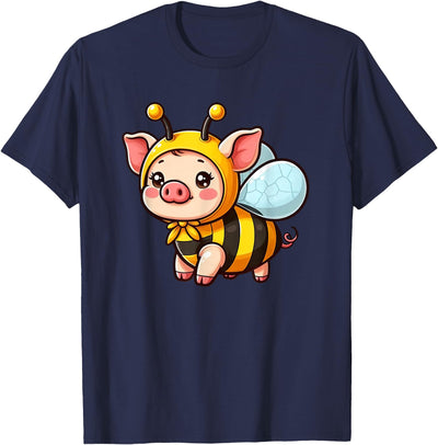 Mini Pig Bee Pet Funny Animal T-Shirt