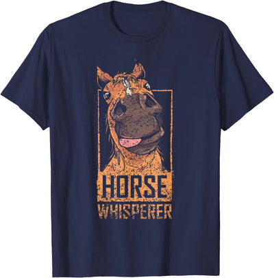 Lover Horses Gallop Horseback Pony Horse Whisperer Equestrian Lover Rider Riding T-Shirt